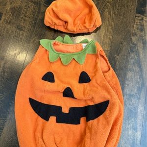 Pottery Barn kids pumpkin Halloween costume